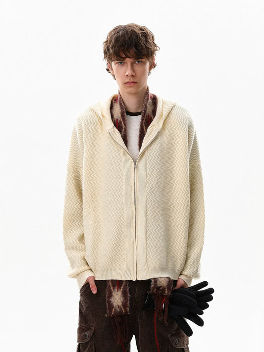 RT No. 50402 KNITWEAR KUKI ZIPPER HOODIE