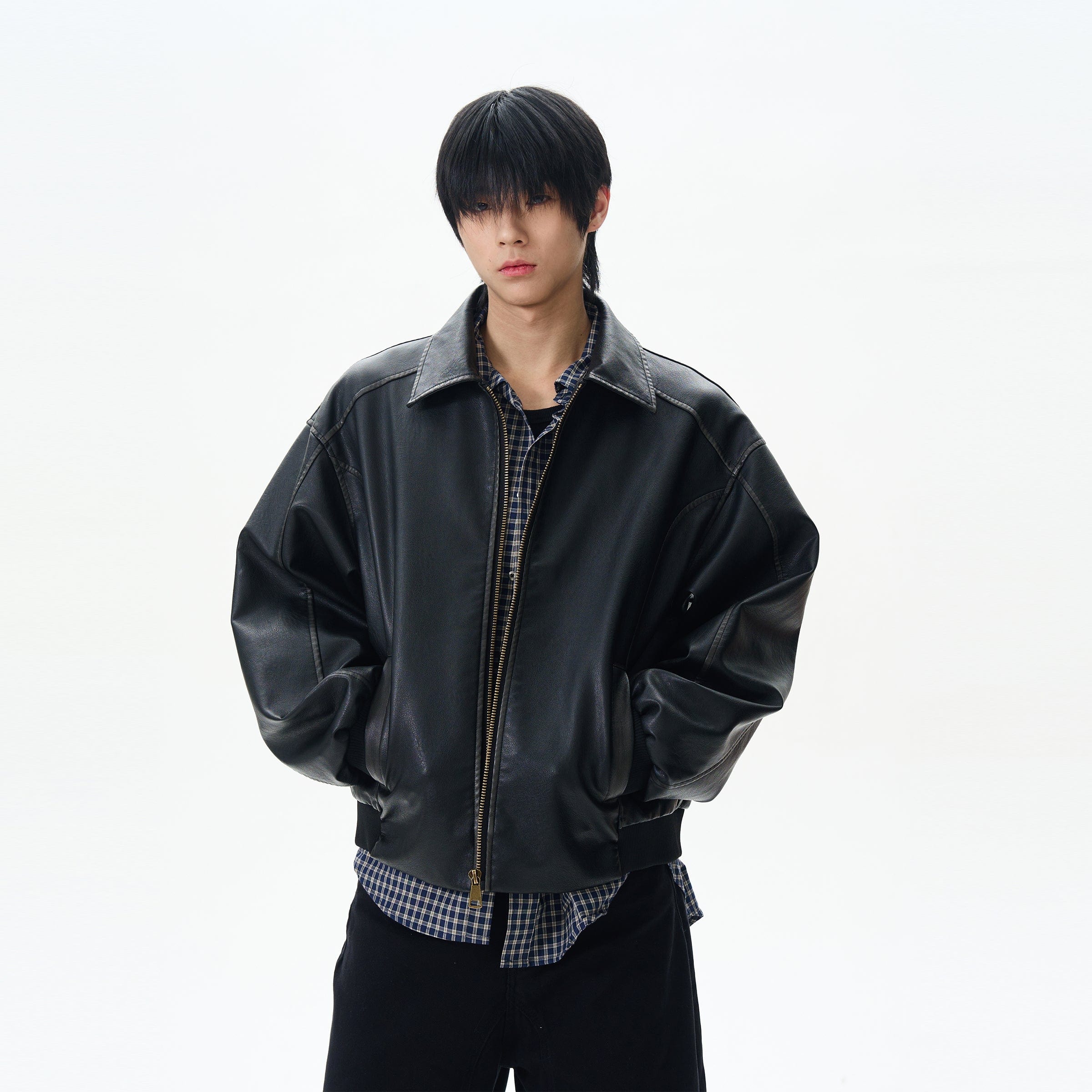 RT No. 12644 BLACK LEATHER JACKET – REALTAKAI