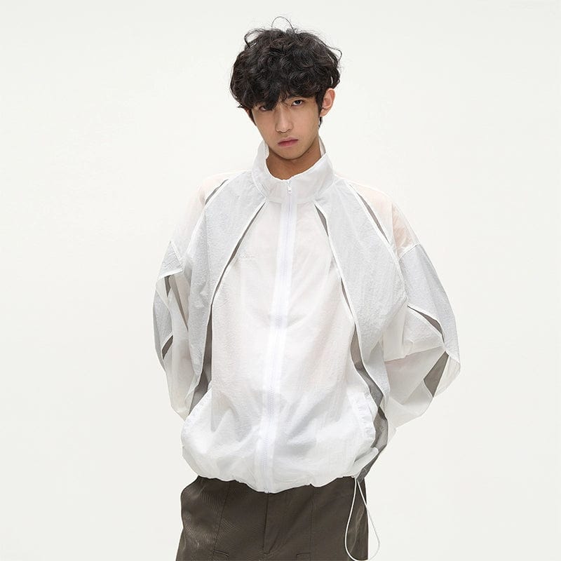 RT No. 10097 STAND COLLAR WINDBREAKER JK