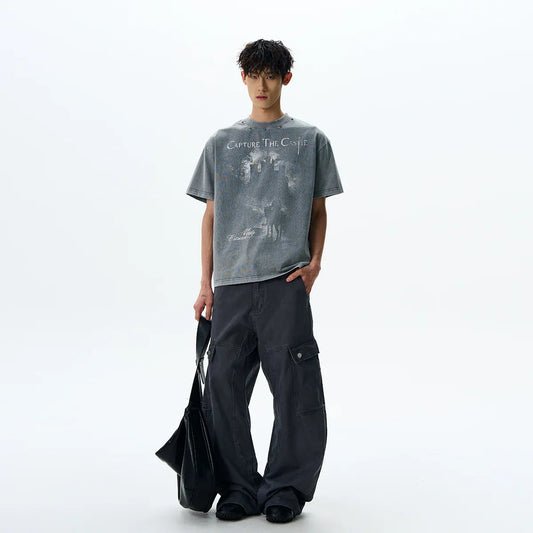 RT No. 40717 CASTLE GRAPHIC TEE