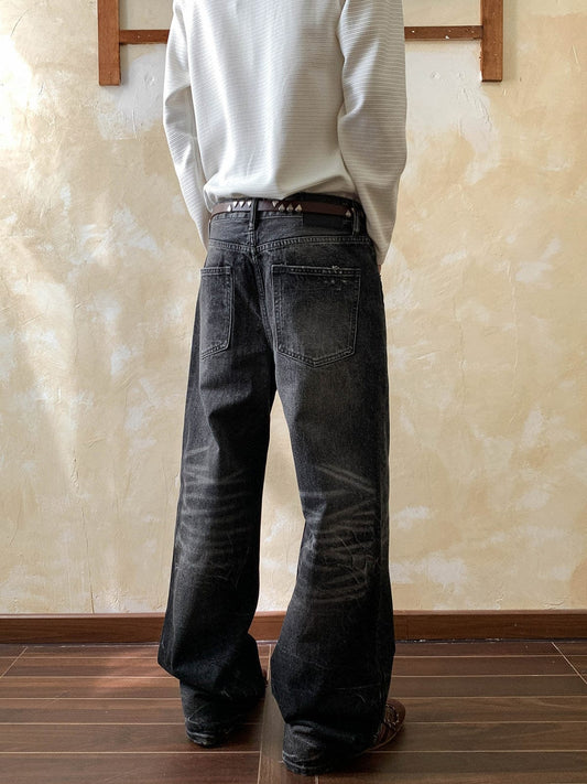 RT No. 58045 WHISKER WASH DENIM JEANS