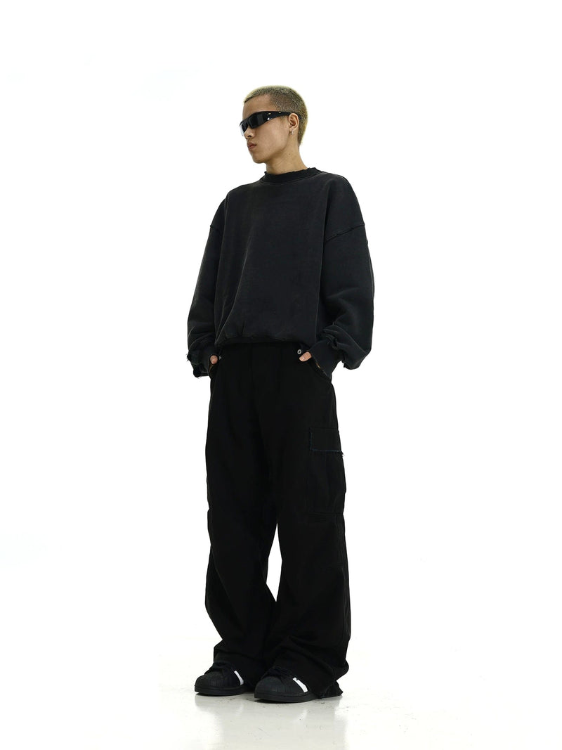 RT No. 11408 DISTRESSED STRAIGHT CARGO PANTS