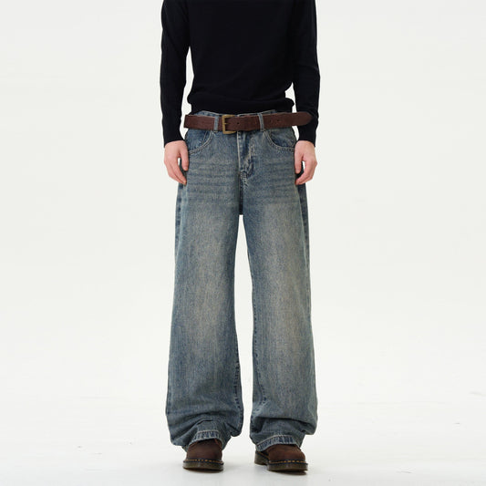 RT No. 12140 BLUE STRAIGHT DENIM JEANS