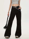 RTK (W) No. 543 STRAIGHT FLARED PANTS