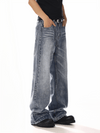 RT No. 19831 WASHED BLUE DENIM STRAIGHT JEANS