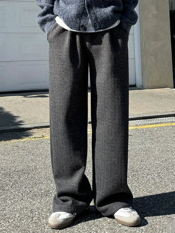 RT No. 48022 PLEATED STRAIGHT SWEATPANTS