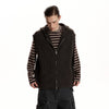 RT No. 59066 KNITWEAR HOODED ZIPPER SWEATER VEST