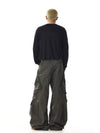 RT No. 32011 RECONSTRUCTED CARGO BAGGY PANTS