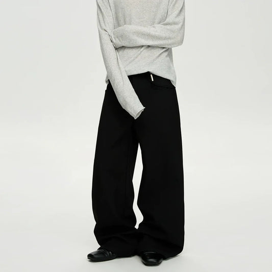 RT No. 40801 BASIC STRAIGHT SUIT PANTS