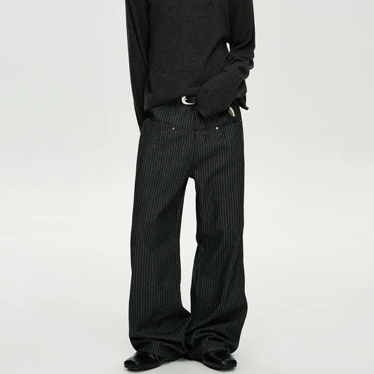 RT No. 40803 RECONSTURCTED STRIPED PANTS