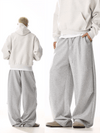 RT No. 19818 GRAY BAGGY STRAIGHT SWEATPANTS