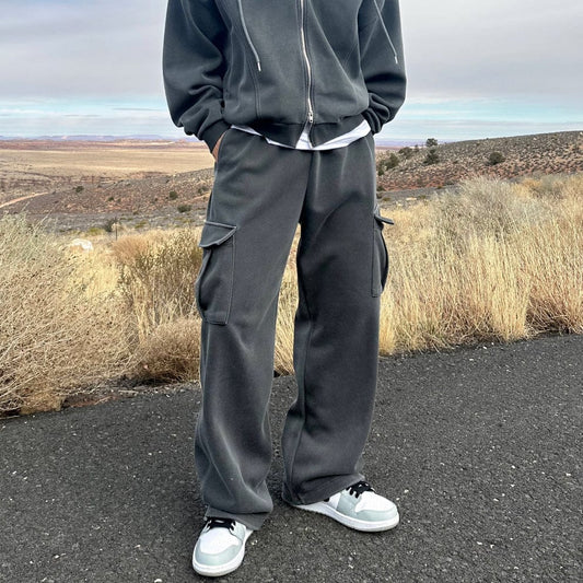 RT No. 12534 ZIP-UP HOODIE & CARGO SWEATPANTS