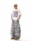 RT No. 19829 WINTER CAMO CARGO STRAIGHT PANTS