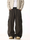 RT No. 19801 RECONSTRUCTED BROWN CARGO PANTS