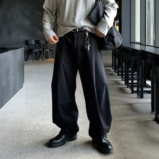 RT No. 32077 PLEATED STRAIGHT SUIT PANTS