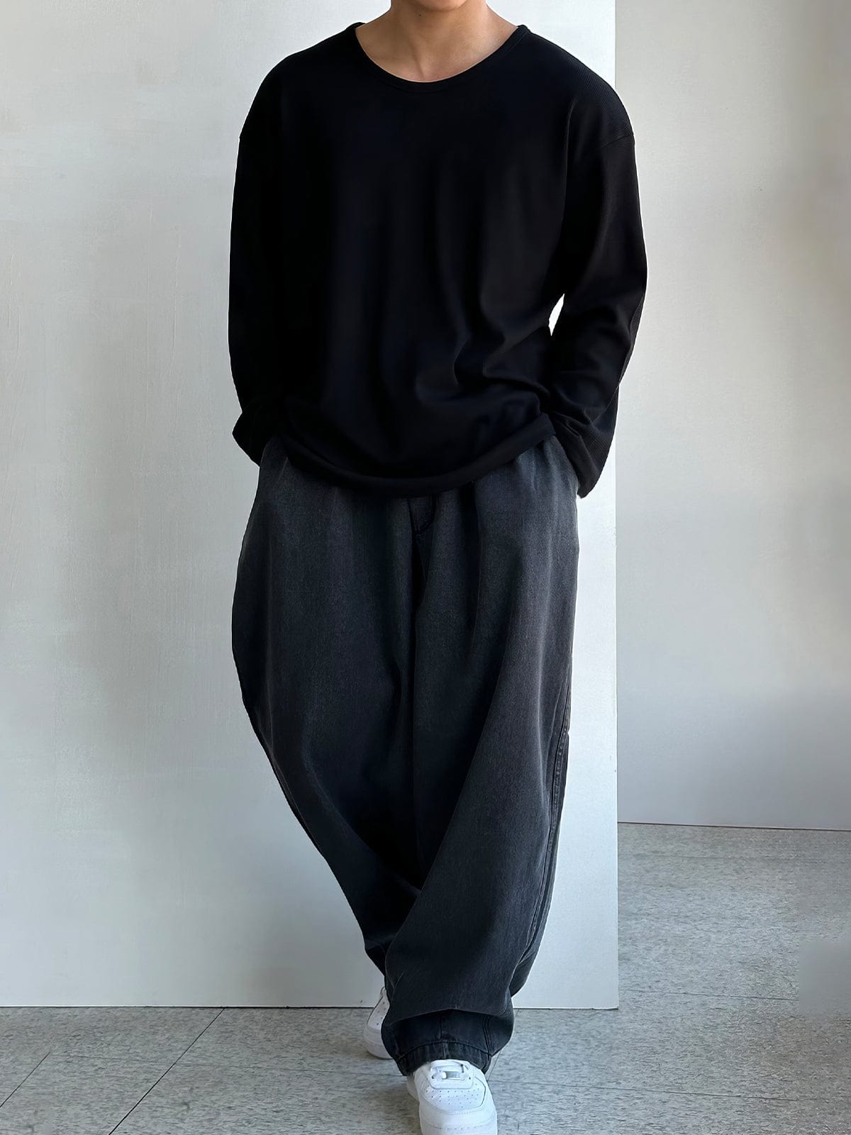 RT No. 12430 WAFFLE KNIT LONGSLEEVE – REALTAKAI