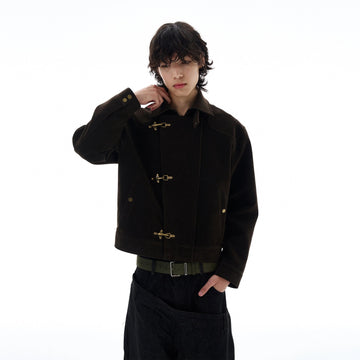 RT No. 25023 KUKI SUEDE COLLAR JACKET