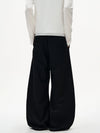 RT No. 32808 PLEATED STRIPED SCIMITAR SUIT PANTS