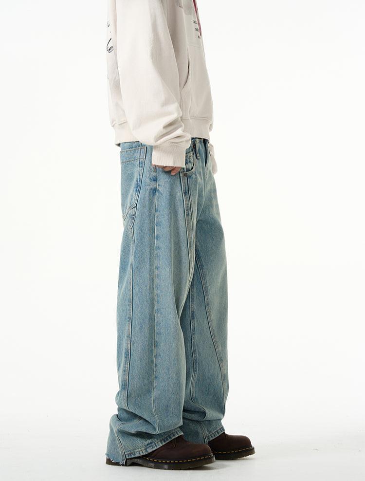 RT No. 11312 RECONSTRUCTED LIGHT BLUE DENIM JEANS