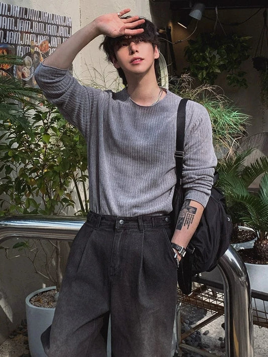 RT No. 32040 KNIT SOLID LONGSLEEVE