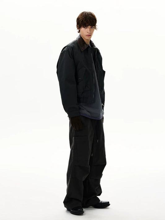 RT No. 50141 LEATHER COLLAR WORKWEAR JACKET