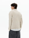 RT No. 50415 KNITWEAR TWIST QUARTER ZIP SWEATER