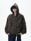 RT No. 12414 CAMO ZIP-UP HOODED JK