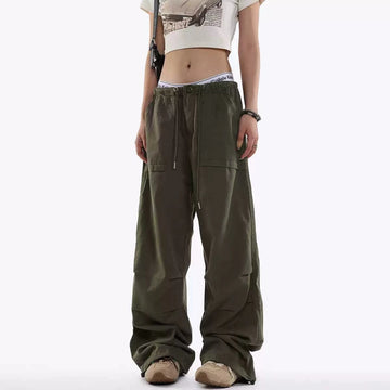 RTK (W) No. 531 PARACHUTE WIDE STRAIGHT PANTS