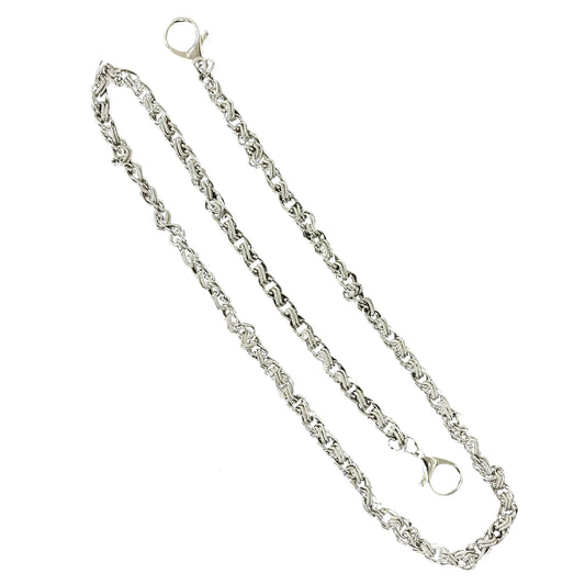FUKUSU SILVER DOUBLE LAYER WALLET CHAIN