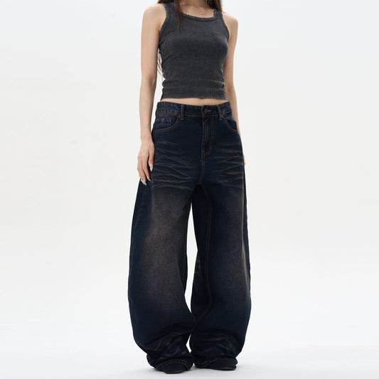 RT No. 12296 DARK BLUE SCIMITAR DENIM JEANS