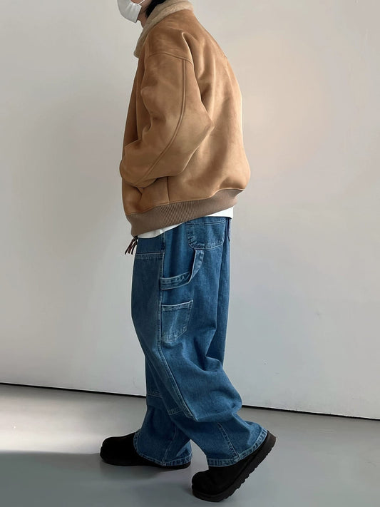 RT No. 12201 SUEDE ZIP-UP JACKET