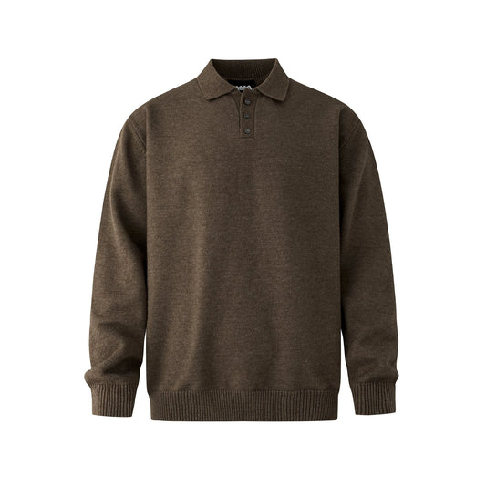 RT No. 33020 KNITWEAR POLO COLLAR SWEATER