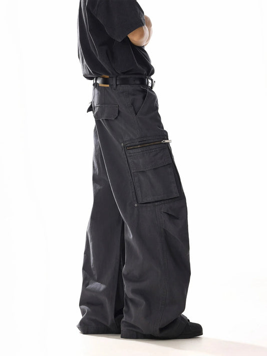 RT No. 19828 RECONSTRUCTED CARGO STRAIGHT PANTS