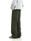 RT No. 11427 ARMY GREEN STRAIGHT CARPENTER PANTS