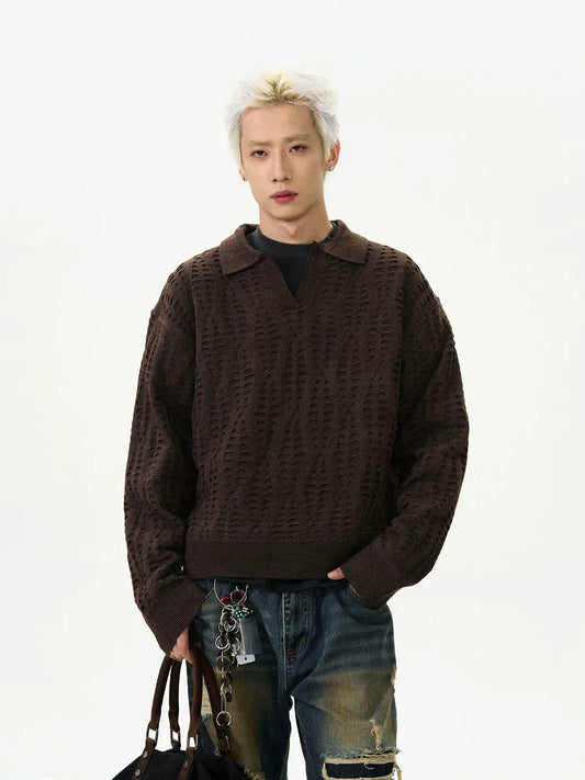 RT No. 50011 KNITWEAR V-NECK SWEATER