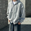 RT No. 12251 LIGHT GRAY ZIP-UP HOODIE