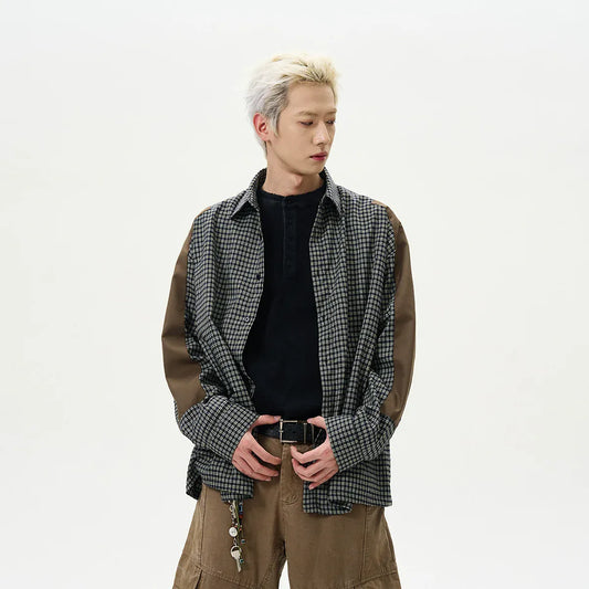 RT No. 40847 YORU PLAID BUTTON-UP SHIRT