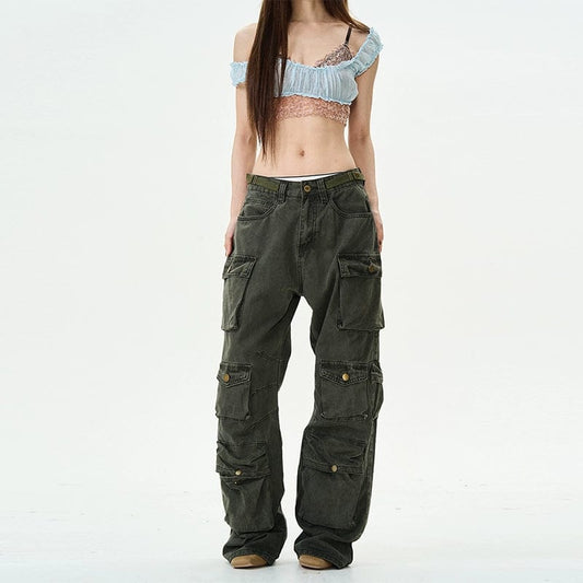 RT No. 12215 MULTI-POCKET CARGO PANTS