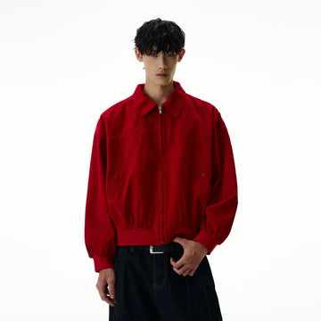 RT No. 42004 RED WORKWEAR ZIPPER JACKET