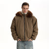 RT No. 58015 RECONSTRUCTED FUR COLLAR JACKET