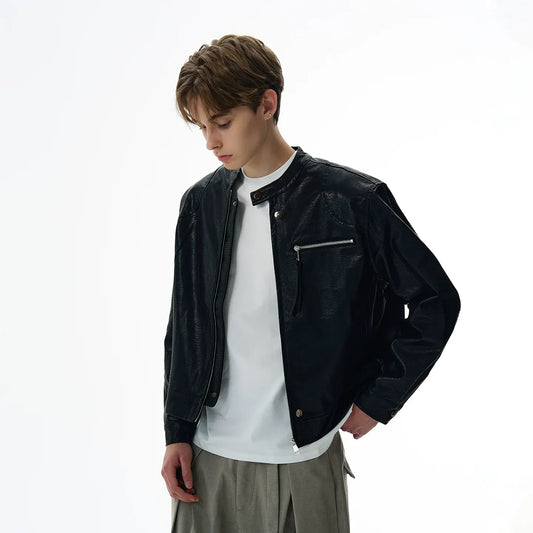 RT No. 40709 SILHOUETTE LEATHER JACKET