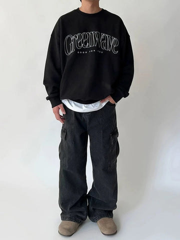 RT No. 31066 WASHED CARGO WORKWEAR STRAIGHT JEANS