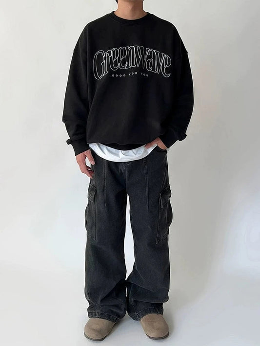 RT No. 31066 WASHED CARGO WORKWEAR STRAIGHT JEANS