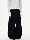 RT No. 32808 PLEATED STRIPED SCIMITAR SUIT PANTS