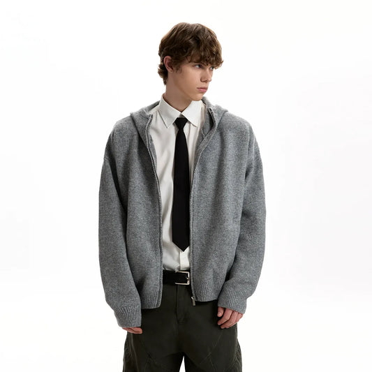 RT No. 40609 OKANE KNITWEAR ZIPPER HOODIE