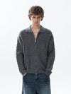 RT No. 50222 KNITWEAR TWIST ZIPPER SWEATER