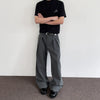 RT No. 40507 PLEATED STRAIGHT SUIT PANTS