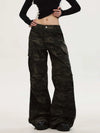 RTK (W) No. 540 CAMO FLARED PANTS