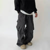 RT No. 11855 MULTI-POCKET PARACHUTE STRAIGHT PANTS