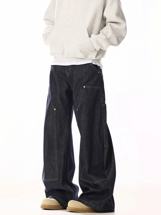 RT No. 19810 OG BLUE CARPENTER DENIM STRAIGHT JEANS